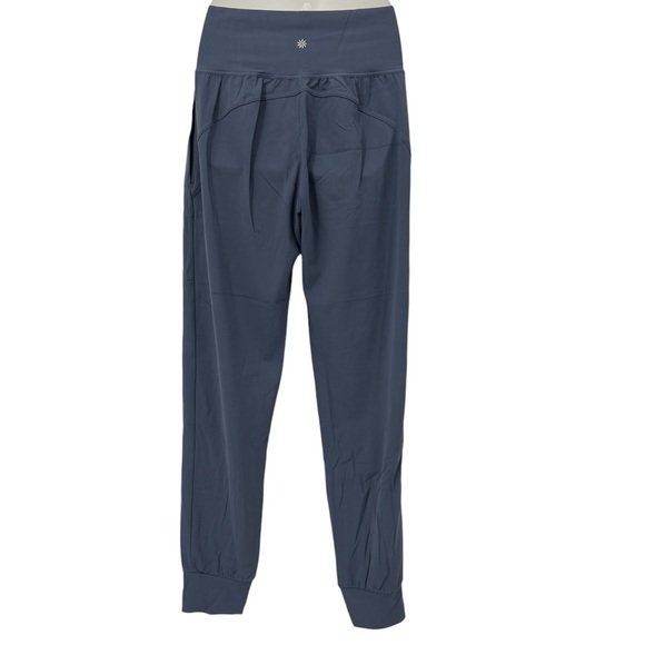 Athleta Distance Jogger Dobby Iron Blue Size Medium Lightweight Run Pant NEW - Picture 9 of 12